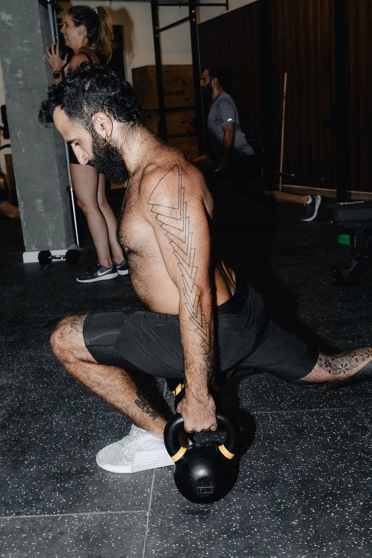 Kettlebell training at PACE